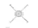 Support de plafond pour vidéoprojecteur Neomounts CL25-550WH1 blanc