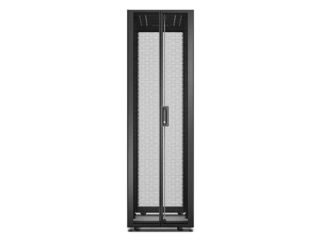 Baie EasyRack 600mm/48U/1200mm avec toit, panneau latéral, roulettes,