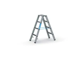 veiligheidsladder,beide zijden,2x4treden m. R13-laag,balk L 1,15m - 2