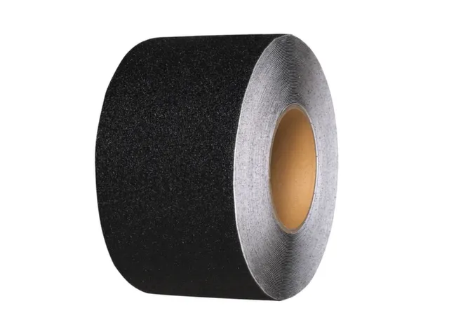 antisliplaag,zwart,band LxB 18,3mx100mm,met antislip-eigenschappen