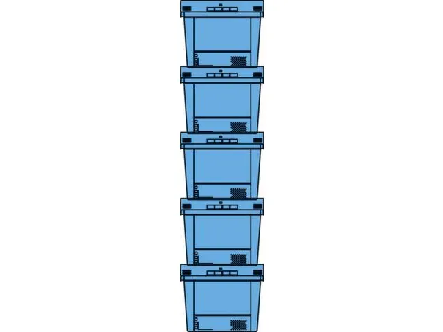 OUTLET Herbruikbare Stapelbak Pp 170x310x200mm 5l Stapel-/Nest-/Verzeg