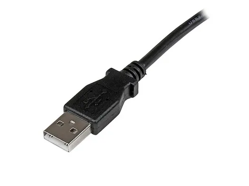 1m USB 2.0 A naar linkshoekige B-kabel M/M