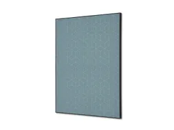 Wanddecoratie Textiel Set A2 Hexagon Grijs