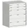 ladekast HxBxD 1000x800x650mm 5laden romp RAL7035 front RAL7035