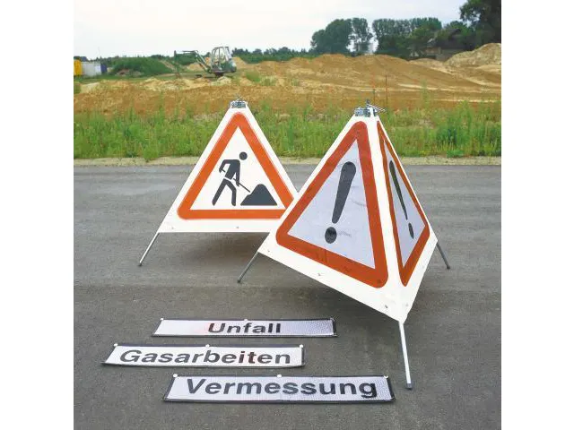 Panneau De Danger Repliable Non Utilisable En France H 700Mm Chantier