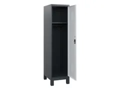 schoollocker,HxBxD 1630x400x500mm,1vak,vak B 400mm,cil.-slot,voeten