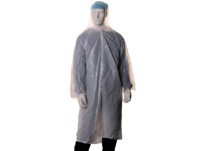Bezoekersjas polyethyleen 18 mu - One size