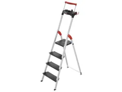 staande trap,3 XXL treden,treden/platform zwart,Stand H 0,62m
