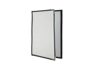 Menukaart Securit A4 3-delig voor 6 pagina's transparant 3 stuks - 5