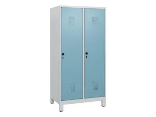 schoollocker,HxBxD 1630x800x500mm,2vak,vak B 400mm,draaigrendel,voeten - 2