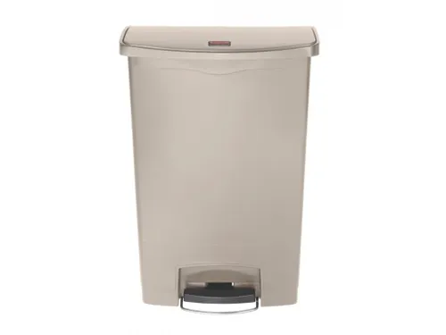Pedaalemmer Slim Jim Step On Front Kunststof 90 Liter Beige
