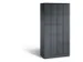 armoire multicases,corps RAL7021,face avant RAL7021