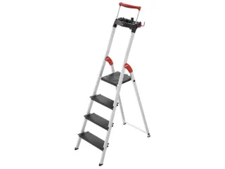 staande trap,3 XXL treden,treden/platform zwart,Stand H 0,62m - 1