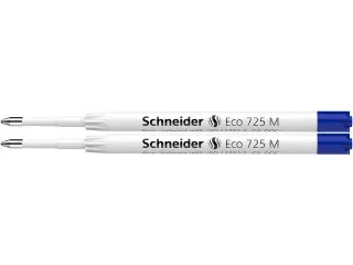 Balpenvulling Schneider Eco blauw 2 stuks op blister - 3