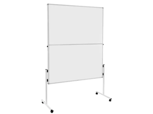 ECONOMY inklapbaar workshopbord wit foam prikbord 120x150cm