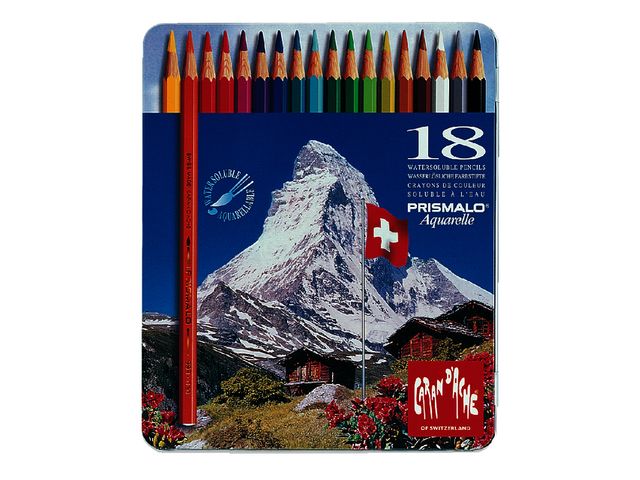 Crayon de couleur Caran D'ache Prismalo 80 pièces assorties