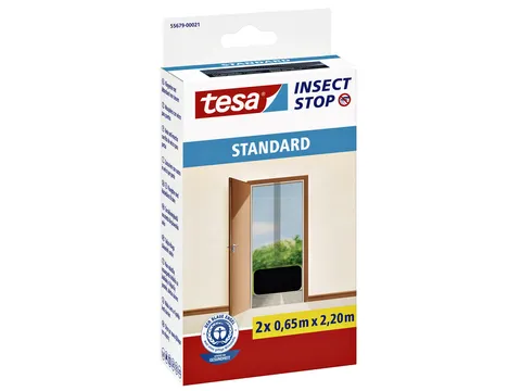 Insectenhor tesa Insect Stop STANDARD deur 2x 0,65x2,20m antraciet