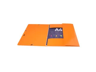 Iderama Elastomap 3 Kleppen Rugetiket Assorti Kleuren Karton - 21