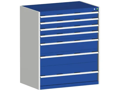 Ladekast 1200x1050x650mm 7laden 75kg Kleur Ral3004