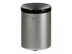 wandasbak,HxØ 250x180mm,romp staal,romp nieuw zilver