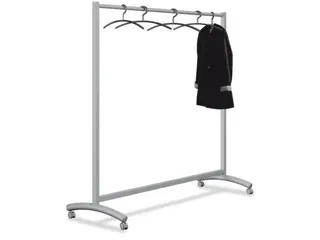 Garderoberek Hxbxd 1710X1780X530Mm 4Zwenkwielen Met Rem Ral9006 - 2