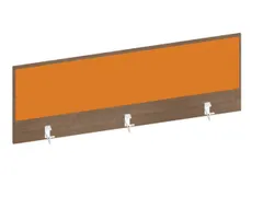 baliepaneel,v. bureau,aanbouw achter,B 1400mm,NT-cherry,BN3005-geel