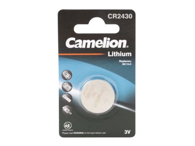 Blister 1 pile CR2430 3V Lithium Camelion