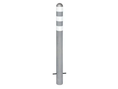Afzetpaal,v. laadzuilen,Halve kogelkop,HxØ 1200x108mm