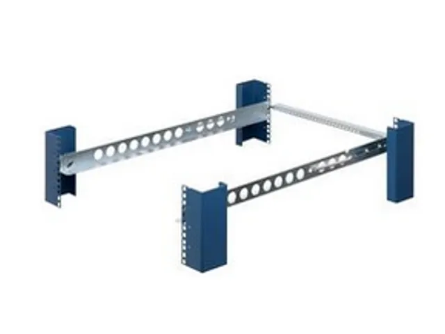 Origin Storage UNI-FRT-1U, Rekrail, Blauw, Zilver