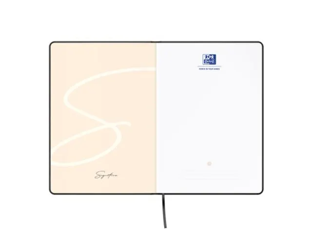 Carnet de notes Oxford Signature A5 ligné 80 feuilles noir