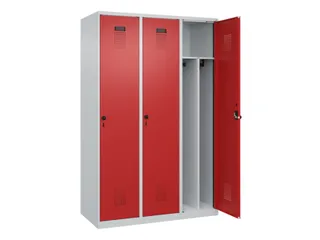locker voor scheiding van kleding,HxBxD 1850x1200x500mm,3vak - 1
