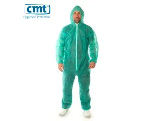 pp non woven coverall groen XXXL regular 50 Stuks - 2