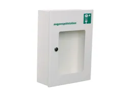 EHBO-kast voor oogbescherming,v. zuren/logen,leeg,HxBxD 355x265x100mm