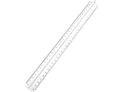 Prismaliniaal Westcott 30cm transparant met 2 schalen