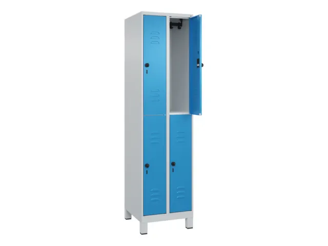 dubbeldekse locker,HxBxD 1950x500x500mm,2x2vak.,vak B 250mm