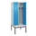 locker met bank,voor scheiding van kleding,HxBxD 2120x800x815mm,2vak