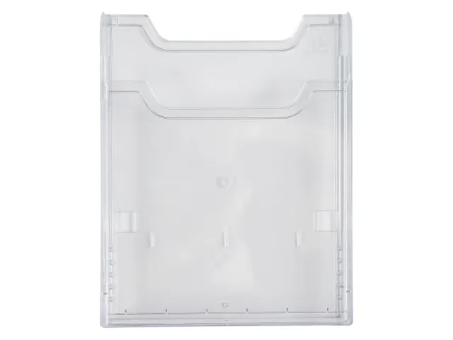 Verticale muurfolder houder 1vak A4 trans