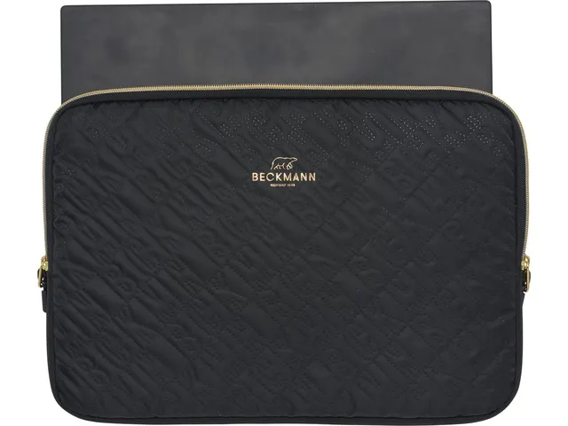 Laptophoes Beckmann 24x35x2cm Black Gold