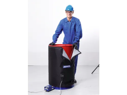 verwarmingsmantel,v. 200l vat,buiten nylon,zwart,1100 W