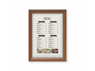 Easy-Click Kliklijst Europel A4 25mm aluminium Houtlook - 5