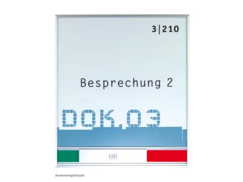 Deurbordje Newage Vrij-/bezet-weergave173x150x6mm Aluminium Profiel