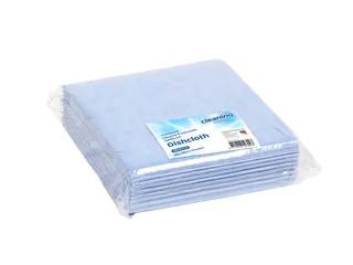 Werkdoek Cleaninq viscose 38x40cm blauw 10 stuks - 1
