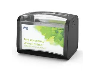 Tork 272611 Xpressnap Tabletop Napkin Dispenser Zwart - 1