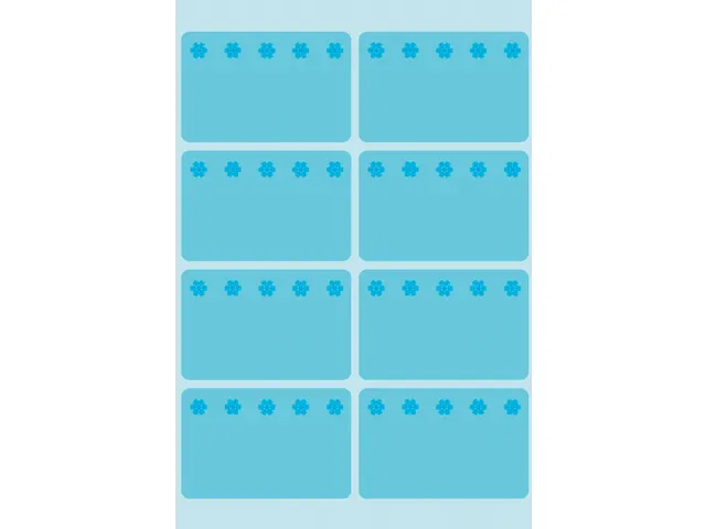 Etiket Herma 3773 26x40mm Diepvries Blauw 48 stuks