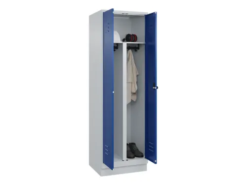 PBM-locker,HxBxD 1950x600x500mm,2vak,vak B 300mm,draaigrendel