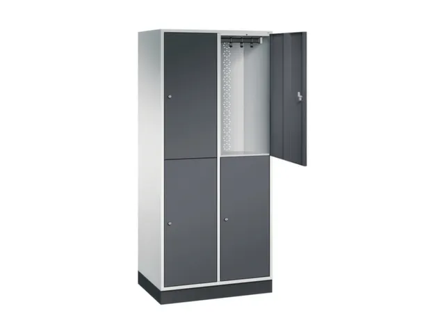 grootvolume garderobekast,HxBxD 1950x820x500mm,2x2vak.,vak B 360mm