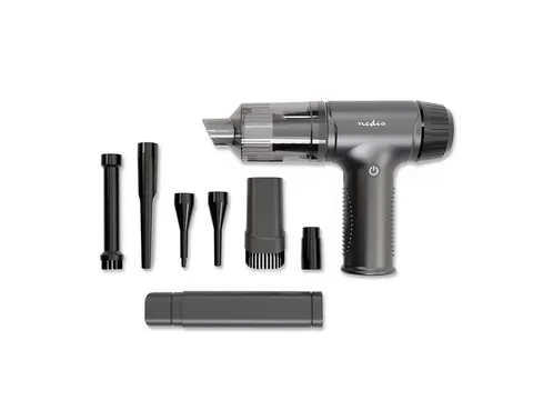 Handstofzuiger / luchtblazer Nedis 90W oplaadbaar zwart