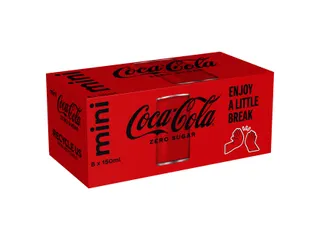 Frisdrank Coca Cola zero blik 150ml - 3