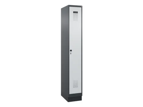 locker,HxBxD 1950x300x500mm,1vak,vak B 300mm,draaigrendel,sokkel