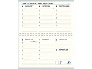 Agendavulling 2027 Ryam Memoplan 7 Compact 7 dagen/2pagina's landscape - 2